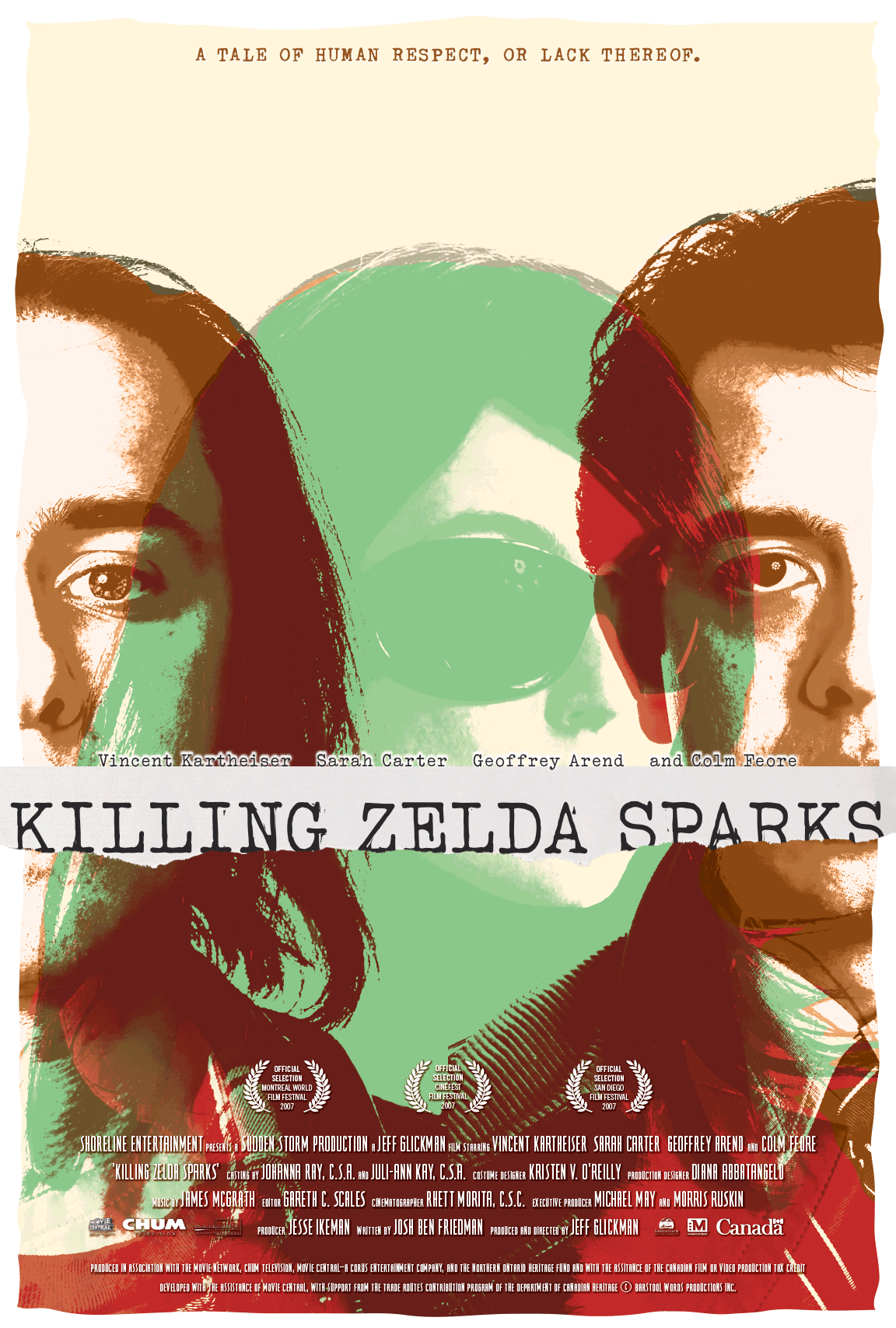 Killing Zelda Sparks poster close up